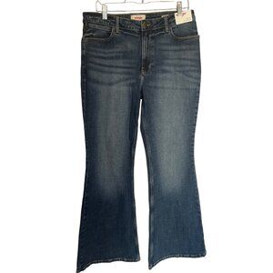 NWT Wrangler High-Rise Fierce Flare Jeans Womens Size 14
